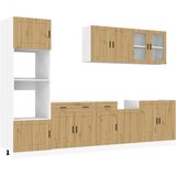  7-dijelni set kuhinjskih ormarića Kalmar konstruiranog drva | shoptok.hr