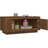  Klubska mizica rjavi hrast 102x50x45 cm konstruiran les, (20714250) | Shoptok.si