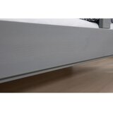 MID.YOU Postelja Bennet, Svetlo Siva, Pravi Les, 90x200cm | Shoptok.si