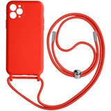 AVIZAR Vrvno ohišje za iPhone 11 Pro Mehak dotik, Rdeča, (5000010500) | Shoptok.si