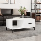 The Living Store Klubska mizica bela 90x50x40 inženirski les - Klubska Mizica, (21573046) Cene