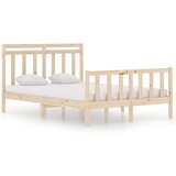 The Living Store Posteljni okvir iz trdnega lesa 140x190 cm - Posteljni Okvir, (21523376) | Shoptok.si