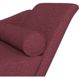 vidaXL Počivaljka s jastucima crvena boja vina od tkanine | shoptok.hr