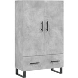 Maison Chic Visoka omara - Komoda - Predalnik betonsko siva 69,5x31x115 cm inženirski les, (21722753) Cene