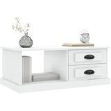  Stolić za kavu bijeli 90 x 50 x 35 cm od konstruiranog drva | Eponuda.com