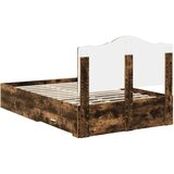  Konstrukcija postelje z vzglavjem Dimljeni oreh 120 x 200 cm, (5000102608) | Shoptok.si