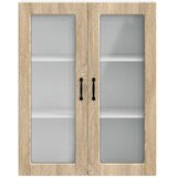  Zidni stakleni ormarić Sonoma hrast 80 x 31 x 100 cm | shoptok.hr