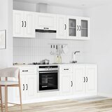  8-dijelni set kuhinjskih ormarića Kalmar konstruiranog drva Bijela | Shoptok.si