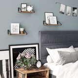  Set od 3 drvene loft viseće police | shoptok.hr