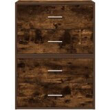  Ormari s 2 ladice 2 kom boja hrast 60x31x40cm konstruirano drvo | shoptok.hr
