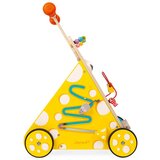 Janod drvena multi-aktivnosna kolica za učenje hodanja i vježbanje motorike cat baby | shoptok.hr