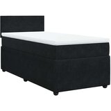 vidaXL Box spring krevet s madracem crni 80 x 200 cm baršunasti | shoptok.hr