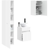  Set namještaja za kupaonicu 3 kom. Bijela 33 x 34,5 x 160 cm | shoptok.hr