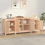 Komoda 164x37x68 cm Masivno drvo Bor Slike