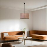 Opviq bambu 04 abajurlu tekli Sarkıt avize brownblack chandelier Cene
