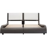  Okvir za krevet s LED rasvjetom bez madraca sivo-bijeli 120x190 cm | shoptok.hr