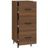  Komoda boja smeđeg hrasta 34,5 x 34 x 90 cm konstruirano drvo | shoptok.hr