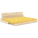 Karup Design Žuta sklopiva sofa od samta 196 cm Base – | shoptok.hr