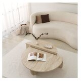Hanah home Klub sto Podium 99x35cm, Bež | Eponuda.ba