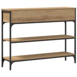  Konzolna stolica s ladicama Umjetnički hrast 100 x 25 x 75 cm | Eponuda.com