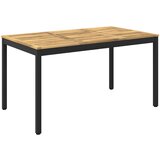  Stol za večeru u vrtu Bijela i crna 141 x 80,5 x 75 cm | shoptok.hr