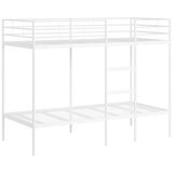  Krevet na kat bez madraca bijeli 90x190 cm čelik | shoptok.hr