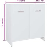  4-dijelni set kupaonskog namještaja bijeli | shoptok.hr