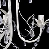  Kristalni viseći stropni lusteri 2 kom elegantni bijeli | shoptok.hr