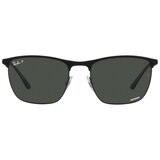 Ray-ban Chromance Collection RB3686 186/K8 Polarized ONE SIZE (57) Črna/Siva cene