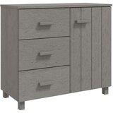  Komoda HAMAR svjetlosiva 90 x 40 x 80 cm od masivne borovine | Eponuda.com