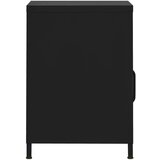 vidaXL Nočna omarica črna 35x35x51 cm jeklo | Shoptok.si