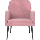  Fotelja ružičasta 62 x 79 x 79 cm baršunasta | Eponuda.com