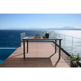 Beldano Vrtna Miza Bernd, Aluminij, Kaljeno Steklo, 140x90 | Shoptok.si