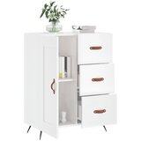  Komoda sjajna bijela 69,5x34x90 cm od konstruiranog drva | shoptok.hr