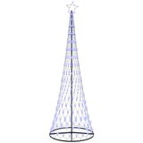  LED božićno drvce s 355 LED svjetlima Plava 302,5 cm Metal | shoptok.hr
