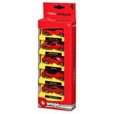 Bburago Set Formula Mclaren F1 MCL39, 1:64, 5 komada, Crveni Cijene