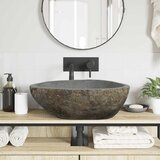  Umivaonik od riječnog kamena Svijetlo siva 52 x 40 x 15 cm | Eponuda.com