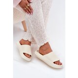 Boto Women's Lightweight Foam Slippers On Thick Sole Ecru Querceria | Shoptok.si