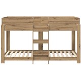  Krevet na kat za djecu Umjetnički hrast 90 x 190 cm | shoptok.hr