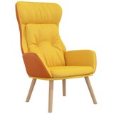  Stolica za opuštanje od tkanine i PVC-a boja senfa | shoptok.hr
