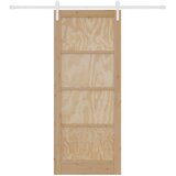  Klizna vrata Prirodna i bijela 86 x 211 cm Masivna borovina | Eponuda.ba