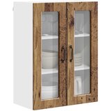  Zidni stakleni ormarić PORTO Staro drvo 60 x 31 x 80 cm | Eponuda.ba