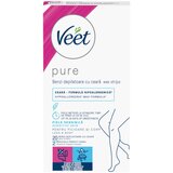 Veet Pure - voščeni trakovi za noge in telo - za občutljivo kožo (20 kosov) Cene