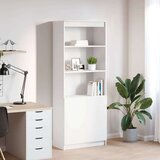vidaXL Visoka komoda bijela 70x35x180 cm od konstruiranog drva | shoptok.hr