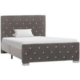 vidaXL Okvir za krevet od tkanine sivi 100 x 200 cm Cijene