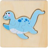  Lesena sestavljanka z motivi dinozavrov 11 x 11 cm - vzorec pošljemo naključno | Shoptok.si