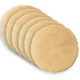 Presvlaka za jastuk 6 pcs HEERLEN Sivosmeđa Ø 30 cm Flanel