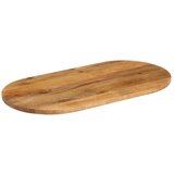 Stolna Mizna plošča 110x40x3,8 cm ovalna trden mangov les, (21412361) | Shoptok.si