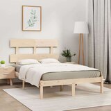  Posteljni okvir iz trdnega lesa 140x190 cm, (20883929) | Shoptok.si