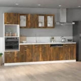 vidaXL Ormarić za mikrovalnu pećnicu boja hrasta 60x57x207 cm drveni